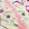振袖 美品 しつけ糸付き 金駒刺繍 正絹 花柄 袷仕立て 身丈169cm 裄丈69.5cm 金彩 フォーマル 着物 二十歳 ピンク_画像12