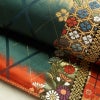 袋帯 リバーシブル 全通柄 美品 フォーマル用 正絹 花柄 箔 金糸 帯 多色使い_画像6