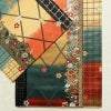 袋帯 リバーシブル 全通柄 美品 フォーマル用 正絹 花柄 箔 金糸 帯 多色使い_画像9