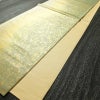 袋帯 太鼓柄 良品 フォーマル用 正絹 人物・動物柄 箔 金彩 帯 黄・黄土色_画像7