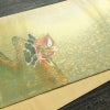 袋帯 太鼓柄 良品 フォーマル用 正絹 人物・動物柄 箔 金彩 帯 黄・黄土色_画像9