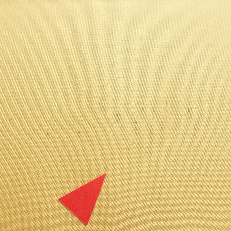 袋帯 太鼓柄 良品 フォーマル用 正絹 人物・動物柄 箔 金彩 帯 黄・黄土色_画像20