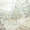 袋帯 六通柄 フォーマル用 正絹 蝶・昆虫柄 箔 銀糸 帯 クリーム_画像3