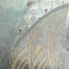 名古屋帯 秀逢錦 太鼓柄 良品 正絹 古典柄 名古屋仕立て 箔 金糸 帯 グレー_画像3
