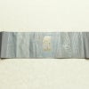 名古屋帯 秀逢錦 太鼓柄 良品 正絹 古典柄 名古屋仕立て 箔 金糸 帯 グレー_画像13