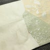 袋帯 六通柄 フォーマル用 正絹 木の葉・植物柄 箔 帯 クリーム_画像14