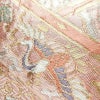 袋帯 六通柄 フォーマル用 正絹 古典柄 箔 帯 ピンク_画像5
