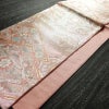 袋帯 六通柄 フォーマル用 正絹 古典柄 箔 帯 ピンク_画像8