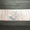 名古屋帯 太鼓柄 正絹 花柄 名古屋仕立て 箔 帯 ピンク_画像13