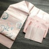名古屋帯 太鼓柄 正絹 花柄 名古屋仕立て 箔 帯 ピンク_画像17