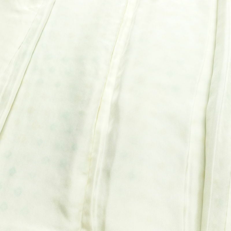 小紋 絞り しつけ糸付き 正絹 古典柄 袷仕立て 身丈160cm 裄丈65.5cm 着物 クリーム_画像18