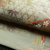 袋帯 六通柄 フォーマル用 正絹 古典柄 松 箔 金糸 帯 緑・うぐいす色_画像7