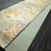 袋帯 六通柄 フォーマル用 正絹 古典柄 松 箔 金糸 帯 緑・うぐいす色_画像8