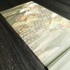 袋帯 六通柄 フォーマル用 正絹 古典柄 松 箔 金糸 帯 緑・うぐいす色_画像16