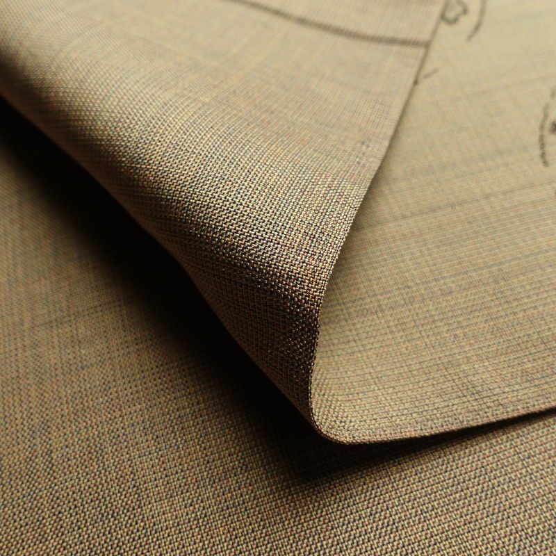 袋帯 未仕立て 六通柄 良品 一般用 正絹 木の葉・植物柄 帯 ベージュ_画像10