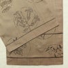 袋帯 未仕立て 六通柄 良品 一般用 正絹 木の葉・植物柄 帯 ベージュ_画像13