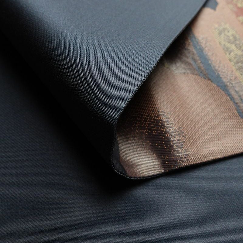 袋帯 六通柄 フォーマル用 正絹 雲柄 帯 青・紺_画像10