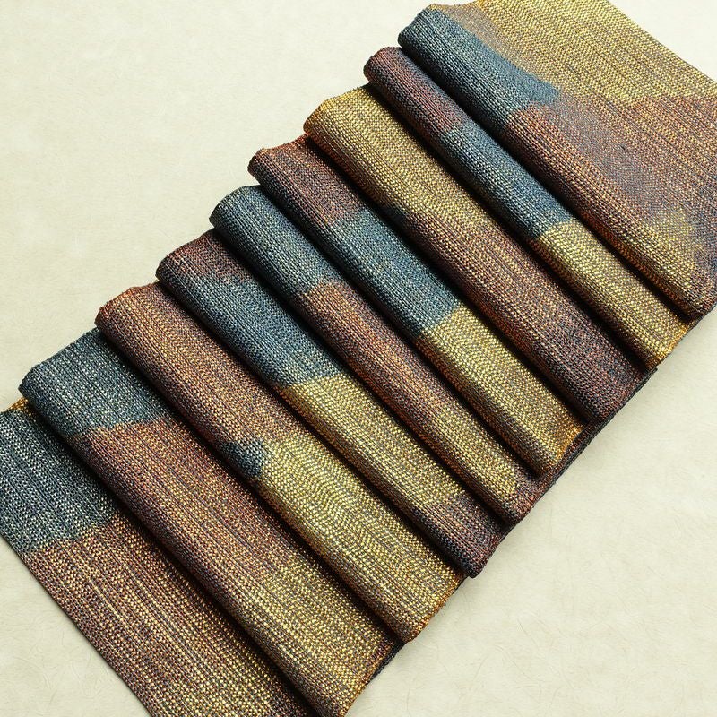 袋帯 全通柄 良品 フォーマル用 正絹 幾何学柄・抽象柄 帯 多色使い_画像17