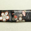 袋帯 六通柄 振袖用 正絹 花柄 桜 箔 金糸 帯 黒_画像12