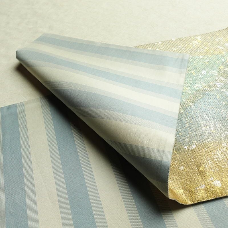 袋帯 全通柄 良品 フォーマル用 正絹 幾何学柄・抽象柄 箔 帯 多色使い_画像10