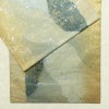袋帯 全通柄 良品 フォーマル用 正絹 幾何学柄・抽象柄 箔 帯 多色使い_画像14
