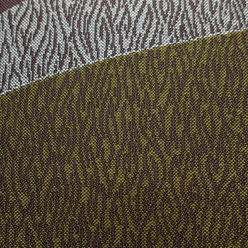 袋帯 六通柄 良品 一般用 正絹 幾何学柄・抽象柄 帯 多色使い_画像4