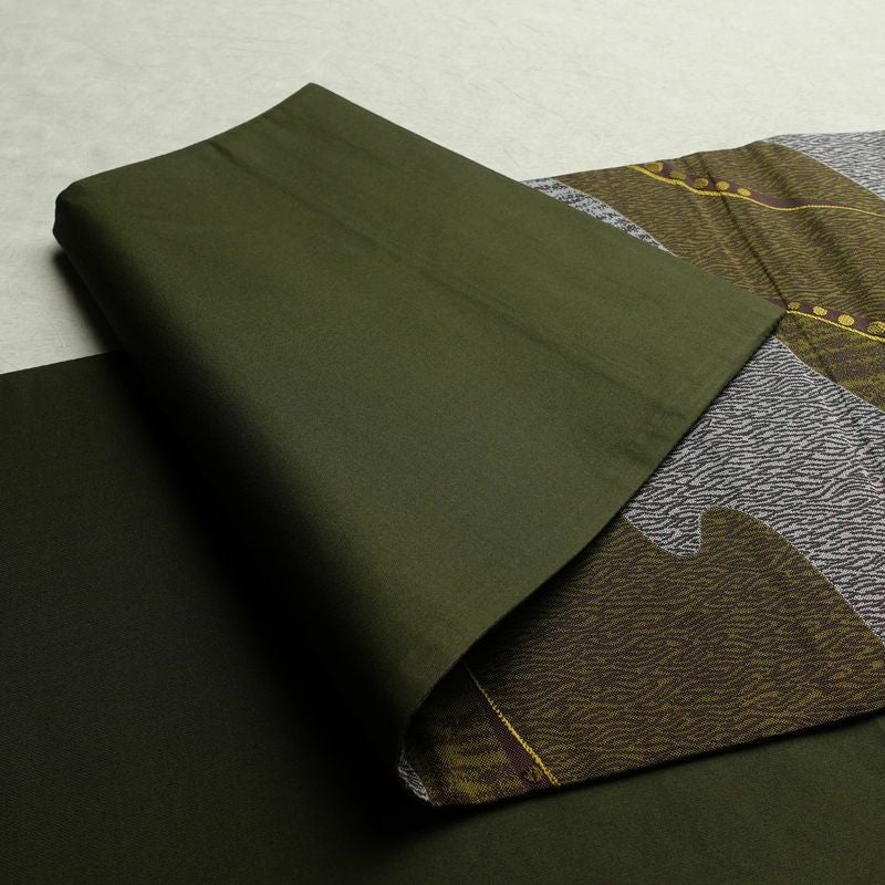 袋帯 六通柄 良品 一般用 正絹 幾何学柄・抽象柄 帯 多色使い_画像9