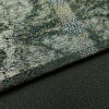 袋帯 全通柄 美品 正絹 木の葉・植物柄 金通し フォーマル 帯 緑・うぐいす色_画像12