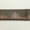 袋帯 六通柄 良品 一般用 正絹 幾何学柄・抽象柄 刺繍 帯 モダン 茶_画像15