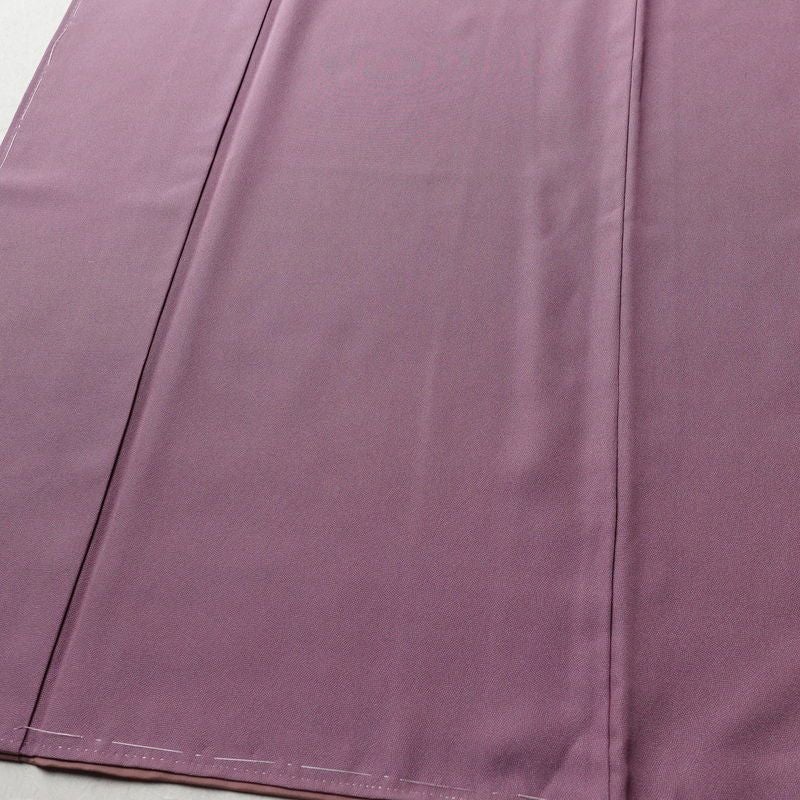 色無地 古法草木染 しつけ糸付き 鮫小紋 正絹 流水・波柄 袷仕立て 身丈169cm 裄丈68.5cm 着物 紫・藤色_画像4