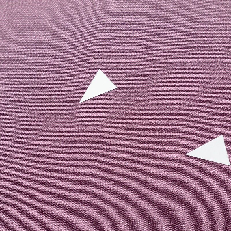 色無地 古法草木染 しつけ糸付き 鮫小紋 正絹 流水・波柄 袷仕立て 身丈169cm 裄丈68.5cm 着物 紫・藤色_画像19