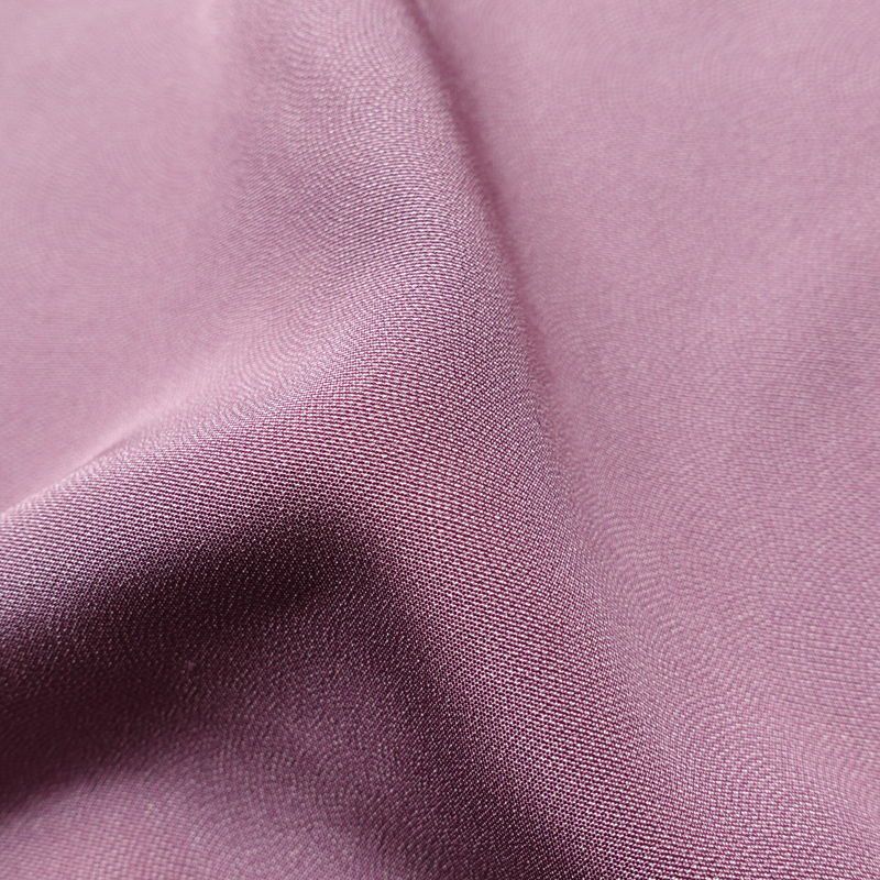 色無地 古法草木染 しつけ糸付き 鮫小紋 正絹 流水・波柄 袷仕立て 身丈169cm 裄丈68.5cm 着物 紫・藤色_画像21