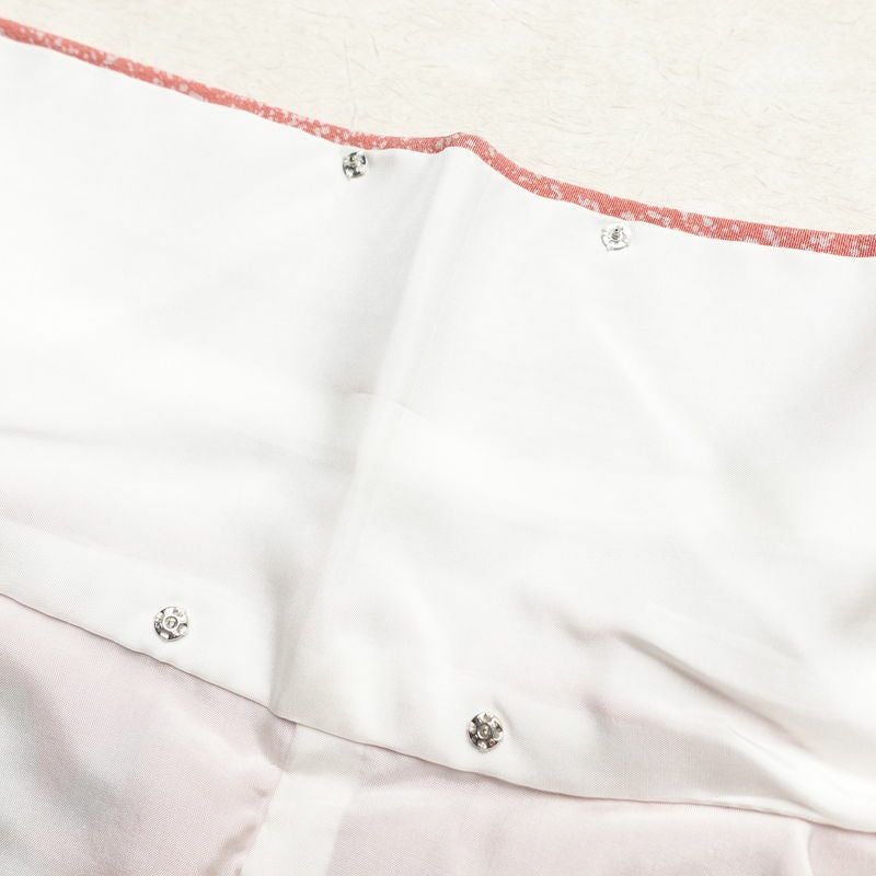 訪問着 良品 落款入り 縮緬 正絹 人物・動物柄 袷仕立て 身丈160cm 裄丈67cm フォーマル 着物 ピンク_画像20