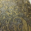 袋帯 全通柄 良品 フォーマル用 正絹 木の葉・植物柄 金糸 帯 茶_画像5