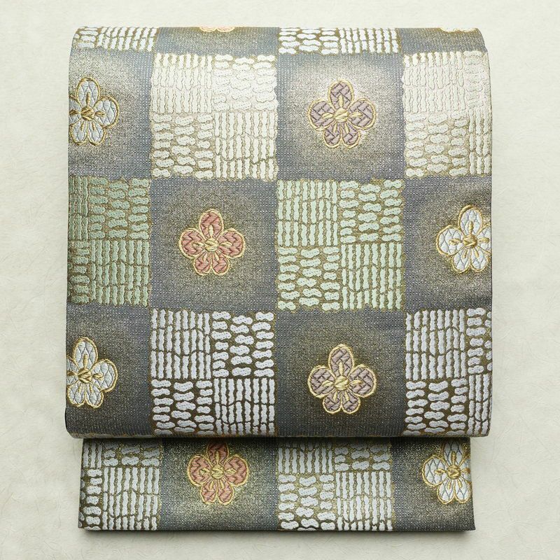 袋帯 六通柄 美品 フォーマル用 正絹 金糸 帯 多色使い_画像1