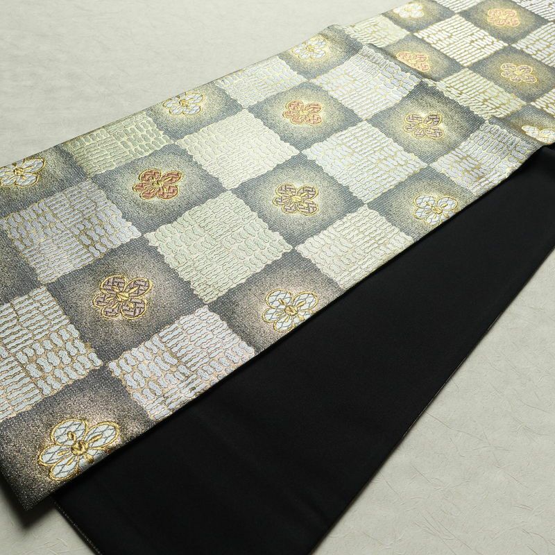袋帯 六通柄 美品 フォーマル用 正絹 金糸 帯 多色使い_画像7