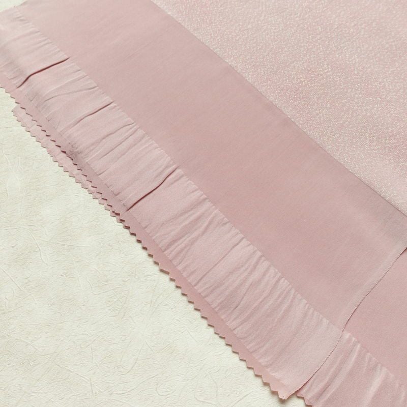 帯揚げ 良品 正絹 幾何学柄・抽象柄 和装小物 紫・藤色_画像4