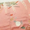 振袖 金駒刺繍 正絹 花柄 袷仕立て 身丈168cm 裄丈67.5cm 箔 金彩 蝶 フォーマル 着物 ピンク_画像14