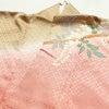 振袖 金駒刺繍 正絹 花柄 袷仕立て 身丈168cm 裄丈67.5cm 箔 金彩 蝶 フォーマル 着物 ピンク_画像17