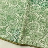 小紋 しつけ糸付き 縮緬 総柄 正絹 花柄 袷仕立て 身丈150.5cm 裄丈64cm 着物 緑・うぐいす色_画像10