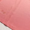 小紋 良品 一つ紋付き 付下小紋 五三の桐 桐 正絹 家紋柄 袷仕立て 身丈162cm 裄丈67cm 一部しつけ糸付き 金糸 着物 ピンク_画像12