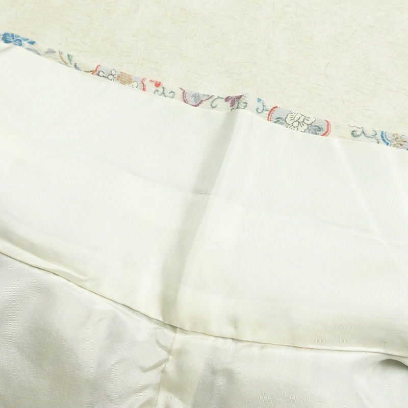 小紋 正絹 縞柄・線柄 袷仕立て 身丈168cm 裄丈68cm 金彩 着物 青・紺_画像20