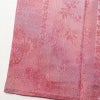 小紋 正絹 花柄 袷仕立て 身丈156cm 裄丈65.5cm 着物 ピンク_画像11