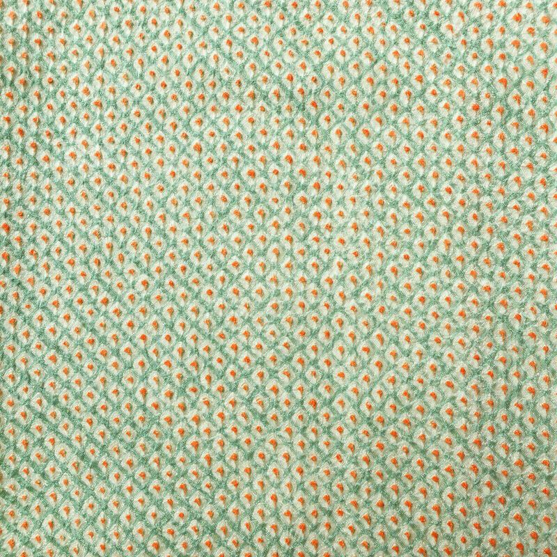 小紋 絞り 総絞り 正絹 古典柄 袷仕立て 身丈155.5cm 裄丈66.5cm 着物 緑・うぐいす色_画像6