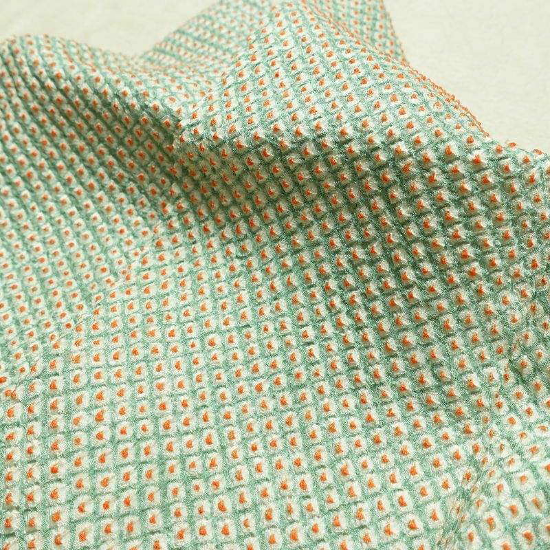 小紋 絞り 総絞り 正絹 古典柄 袷仕立て 身丈155.5cm 裄丈66.5cm 着物 緑・うぐいす色_画像15