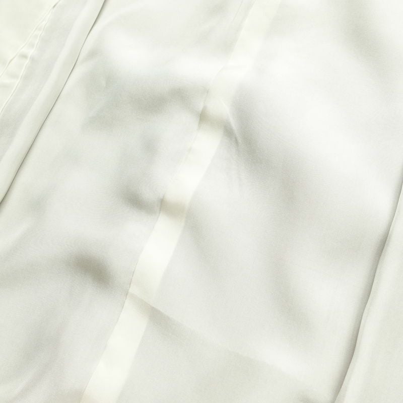 色留袖 美品 金駒刺繍 一つ紋付き 正絹 人物・動物柄 袷仕立て 身丈158cm 裄丈65cm 箔 刺繍 一部しつけ糸付き 金糸 フォーマル 扇子 着物 茶_画像18