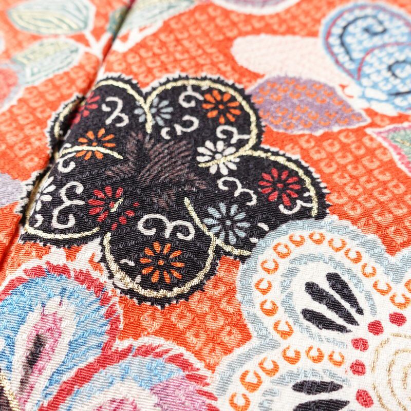 訪問着 美品 正絹 花柄 袷仕立て 身丈158.5cm 裄丈65cm 箔 金彩 フォーマル 華やか 着物 ピンク_画像7