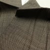 大島紬 良品 証紙なし 正絹 縞柄・線柄 袷仕立て 身丈158cm 裄丈65.5cm 着物 茶_画像17
