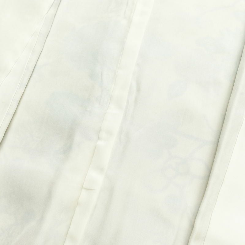 訪問着 良品 三橋観雪 落款入り 縮緬 正絹 木の葉・植物柄 袷仕立て 身丈165cm 裄丈68.5cm フォーマル 着物 多色使い_画像18