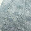 小紋 良品 しつけ糸付き 正絹 花柄 袷仕立て 身丈167cm 裄丈68.5cm 着物 青・紺_画像4